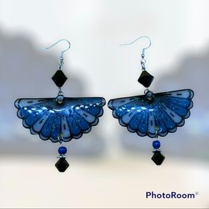 Gorgeous Fan Shaped Earrings